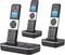 Bisofice Draadloze DECT-Telefoon - 3 Stuks - Met Antwoordapparaat - Briljante Audiokwaliteit - Oproepblokkering