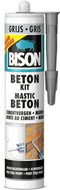 Bison Beton Kit grijs koker 310 ml, reparatiekit, voor brede scheuren en voegen, cementvoegne, muren, beton, overschilderbaar, schuurbaar, permanent bestand tegen alle weeromstandigheden