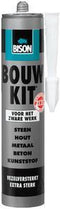 Bison Bouwkit® koker 390g, snelle, waatervaste D4 bouw-konstruktielijm, professionele kwaliteit, snel uithardend