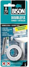 Bison Dubbel Fix tapeverwijderbaar wit rol 1,5 m x 19 mm