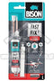 Bison Fast Fix² Liquid Plastic 10 g, 2-componentenlijm, snel, sterk, reparatie, kunststof, vulcapaciteit tot 5 mm
