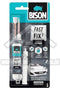 Bison Fast FiX² Power 10 g, Supersnelle, transparante 2-componenten reparatielijm voor vele verschillende, zeer veerkrachtige verbindingen, 10 g, voor binnen en buiten