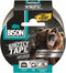 Bison Grizzly Tape® Rol 25 m x 5cm, beestachtig krachtig, weerbestendig, extra dik, vlekkeloos verwijderbaar, eenvoudig scheurbaar met de hand, UV-bestendig
