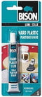 Bison Hard Plastic Lijm tube 25 ml, sterke lijm, temperatuurbestendig tot + 100°C, transparant, repareren van kunststof, verschillende soorten plastic