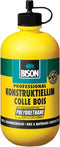 Bison Houtkonstruktielijm Flacon 250g, vloeibare, watervaste lijm op basis van polyurethaan, professioneel, D4, watervast, supersterk, overschilderbaar, temperatuur- en werbestendig