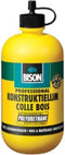 Bison Houtkonstruktielijm Flacon 250g, vloeibare, watervaste lijm op basis van polyurethaan, professioneel, D4, watervast, supersterk, overschilderbaar, temperatuur- en werbestendig