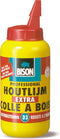 Bison Houtlijm extra 750 gram - hoogwaardige, waterbestendige witte houtlijm, droogt transparant op, oplosmiddelvrij, overschilderbaar, D3, sterker dan hout