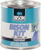 Bison Kit® transparant blik 250 ml, glashelder, sterke, universele contactlijm, vochtbestendig, vorstbestendig, -40°C tot +70°C, eenvoudig in gebruik, voor ontelbare reparaties