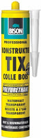 Bison Konstruktie Tix Koker 325 g, watervaste, houtlijm, licht bruisend, weerbestendig, overschilderbaar, binnen en buiten