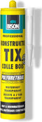 Bison Konstruktie Tix Koker 325 g, watervaste, houtlijm, licht bruisend, weerbestendig, overschilderbaar, binnen en buiten