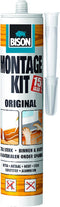 Bison Montagekit original koker 350 g, montagelijm, bevestigen, hoge eindsterkte, binnen en buiten, blijvend elastisch, extra sterk, vullend eenvoudig in gebruik
