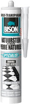Bison Natuursteenkit transparant grijs oker 310 ml, neutrale siliconenkit, rondom natuursteen, zuurvrij, blijvend elastisch