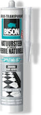 Bison Natuursteenkit transparant grijs oker 310 ml, neutrale siliconenkit, rondom natuursteen, zuurvrij, blijvend elastisch