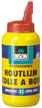 Bison Originele houtlijm flacon 750 gram - hoogwaardige, vochtbestendige witte houtlijm, droogt transparant op, oplosmiddelvrij, overschilderbaar, D2, sterker dan hout