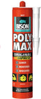 Bison Poly Max Express wit - montagelijm, lijmen,monteren en afdichten, unieke SMP technologie, oplosmiddelvrij, binnen en buiten, vrijwel alle ondergronden