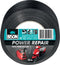 Bison Power Repair zwart rol 50 m x 48 mm, super sterk, reparatietape, duct tape, versterken, afdichten, verbinden, beschermen, geschikt voor binnen en buiten