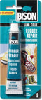 Bison Rubber Repair tube 50 ml, reparatiepasta, beschermen, waterdichtmaken, sterk, blijvend flexibel, temperatuurbestendig van - 40°C tot + 120°C, makkelijk in gebruik