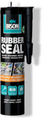 Bison Rubber Seal koker 310 gram - Rubber coating om oppervlakken waterdicht te maken, dakgoot repareren binnen en buiten, afdichten, beschermen, en repareren