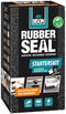 Bison Rubber Seal Reparatiekit - Reparatieset met coating op rubberbasis voor het afdichten, dakgoot repareren, waterdicht maken, beschermen en repareren, binnen en buiten, 750ml pot