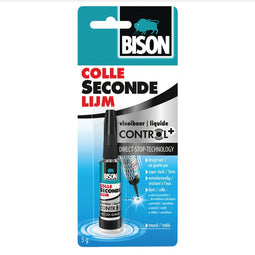 Bison secondelijm control+ - 5 gram (6314527)