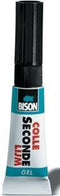 Bison Secondelijm Gel 3g, sterke secondelijm in speciale gelvorm, vaatwasser bestendig, water resistent, voor iedere reparatie in en om het huis, makkelijk in gebruik