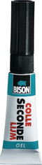 Bison Secondelijm Gel 3g, sterke secondelijm in speciale gelvorm, vaatwasser bestendig, water resistent, voor iedere reparatie in en om het huis, makkelijk in gebruik