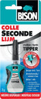 Bison Secondelijm Tipper® Vloeibaar 3 g, sterk, waterbestendig, druppel doseersysteem, voor verschillende soorten reparaties, binnen en buiten secondelijm