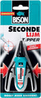 Bison Secondelijm Tipper® Vloeibaar 3 g, sterk, waterbestendig, druppel doseersysteem, voor verschillende soorten reparaties, binnen en buiten secondelijm