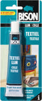 Bison Textiellijm tube 50 ml , elastisch, strijkproof, wasmachine proof, wasbaar tot 90°C, geschikt voor allerlei soorten textiel kleding en andere textiel