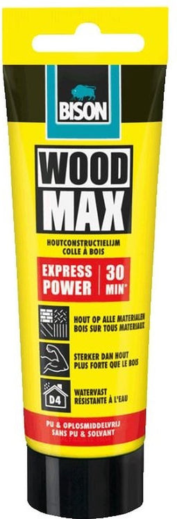 Bison wood max express houtconstructielijm - 100 gram