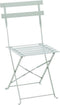 Bistroset voor 2 personen - 60 cm ronde tafel met 2 stoelen - Gepoedercoat staal - Celadon groen