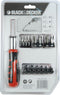 Bit set with screwdriver Black & Decker BDHT0-62130 29 Onderdelen