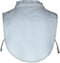 Like Flo - Kraagje - Turtleneck met roezel - lt denim - Maat S2