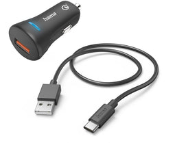 Hama 00201615 - Auto-oplaadadapter - Quick Charge 3.0 - Zwart