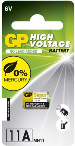 GP 11A A11 MN11 6V alkalinebatterij