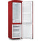 Severin RKG8917 - Koelvriescombinatie - Retro design - Rood