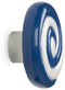 Bitten Candy Swirl wandhaak - Blauw