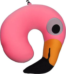 Bitten Design reis nekkussen flamingo -reiskussen - Roze -Polyester