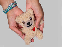 Bitten Design Teddybeer Warmtekussen - Klein - handwarmer beer - opwarmknuffel beer - magnetronknuffel beer