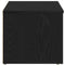 vidaXL - TV-meubel - Zwart - Eiken - 80x34x30 - cm - Gefabriceerd - Hout