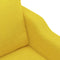 vidaXL - Driezitsbank - 180 - cm - stof - lichtgeel