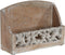 Home ESPRIT Multi-Functionele Organiser - Boekenkast - Mangohout Decapé - Wit Natuurlijk