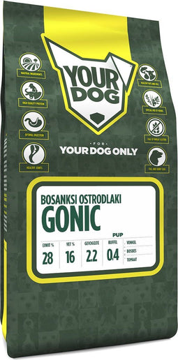 Yourdog Bosanksi ostrodlaki gonic Rasspecifiek Puppy Hondenvoer 6kg | Hondenbrokken