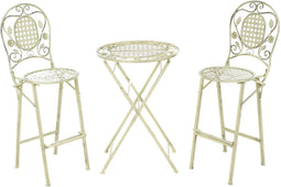 BIVIO - Tuinbarset voor 2 - Lichtgroen - IJzer