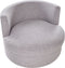 DALBY - Fauteuil - Grijs - Stof