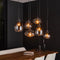 AnLi Style Hanglamp 3+3 mix glass shaded