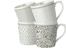 Laura Ashley Wild Clematis Collectables Mokken Set 4 - Geschenkset - 22 cl.