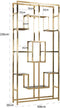 Richmond Interiors Wandkast Magnus (Gold)
