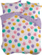 Noorse hoes HappyFriday Aware Funny faces Multicolour 155 x 220 cm