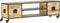 vidaXL - Tv-meubel - 130x30x39 - cm - massief - mangohout